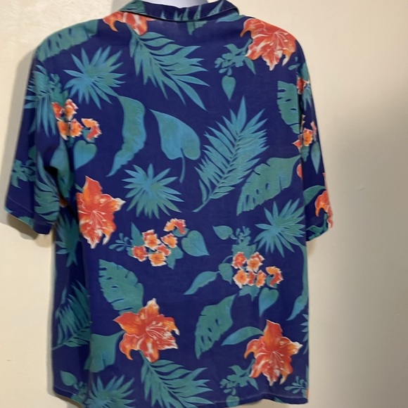 Vintage 1980’s Shore Things men’s Hawaiian floral shirt made in USA XL - Picture 5 of 7